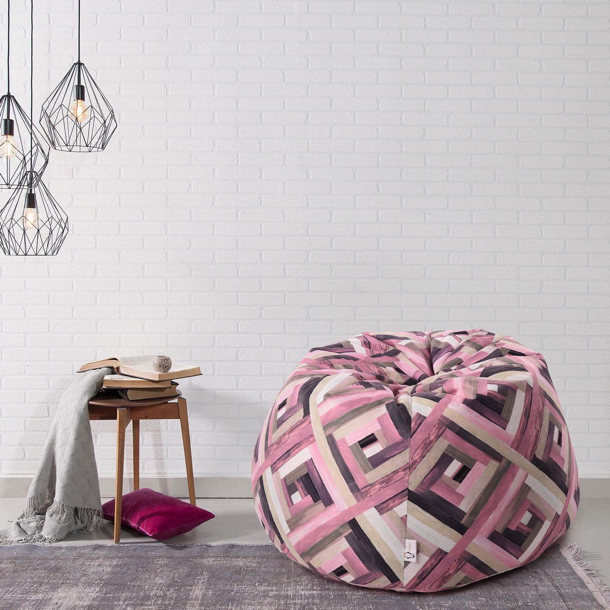 Patterned best sale bean bag