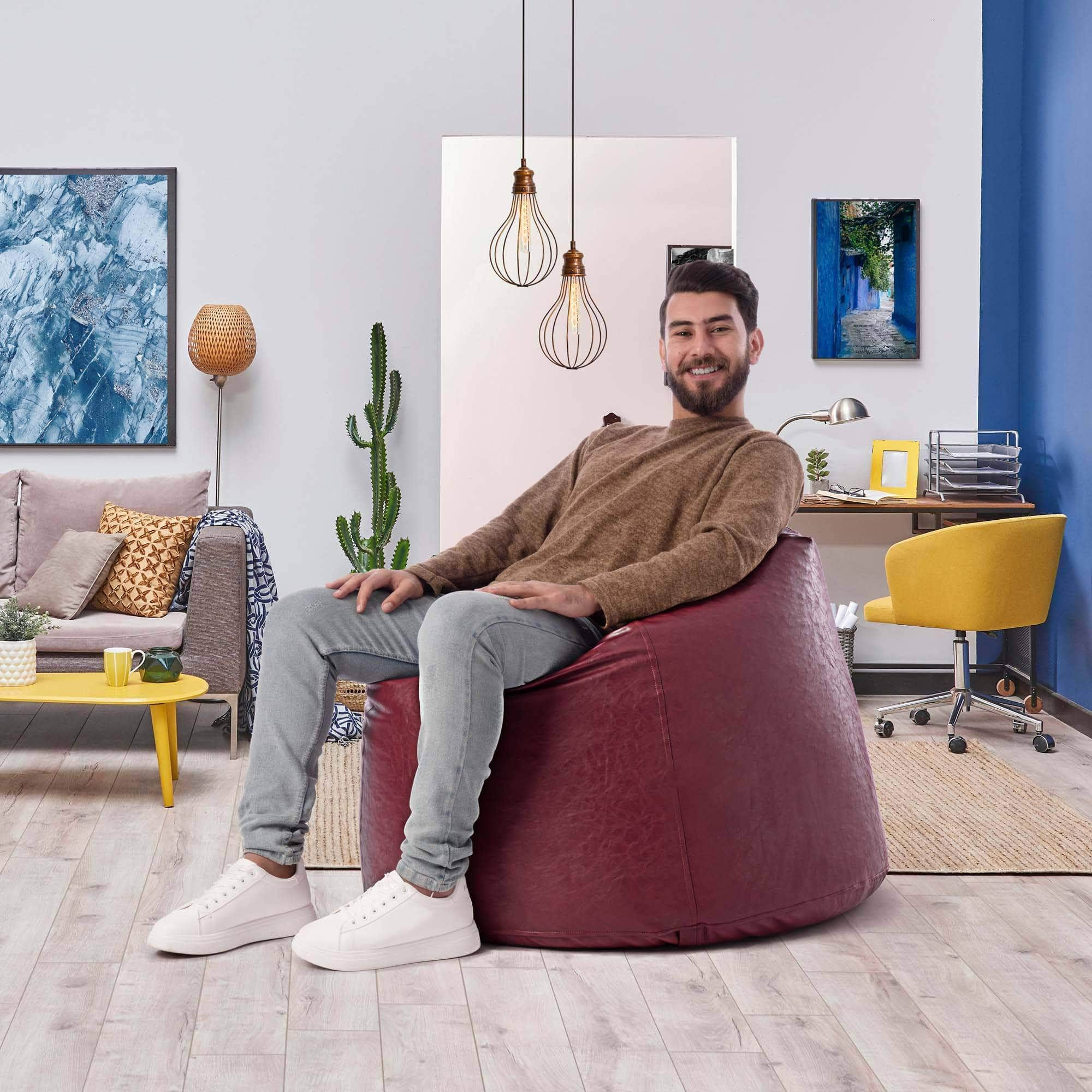 New bean bag retail chair on tv