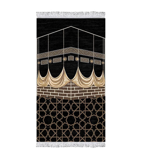 Penguin Group L 120 * 66 cm Kaaba tassel fringed prayer mat