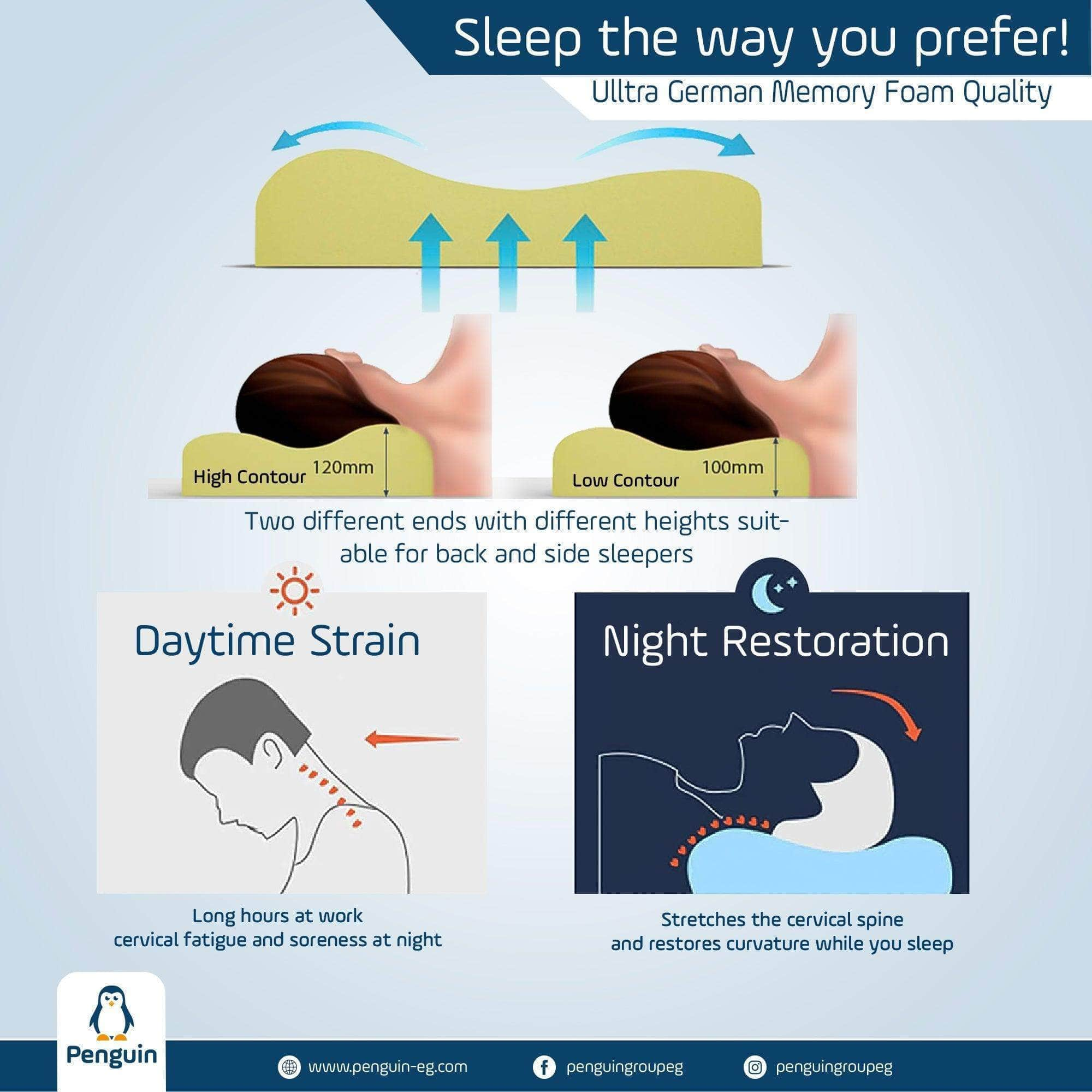 Restor memory best sale foam pillow