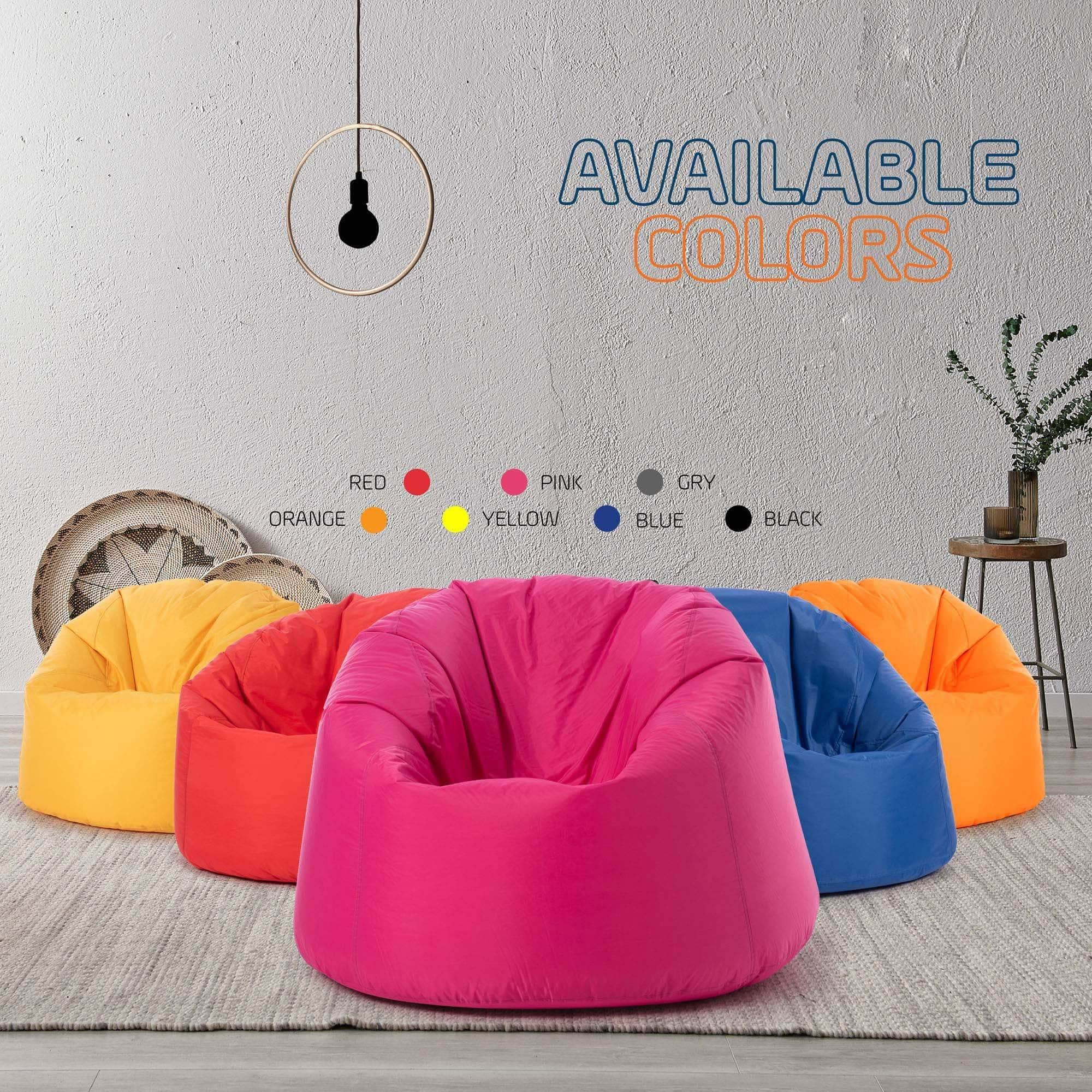 The comfort store group bean bags