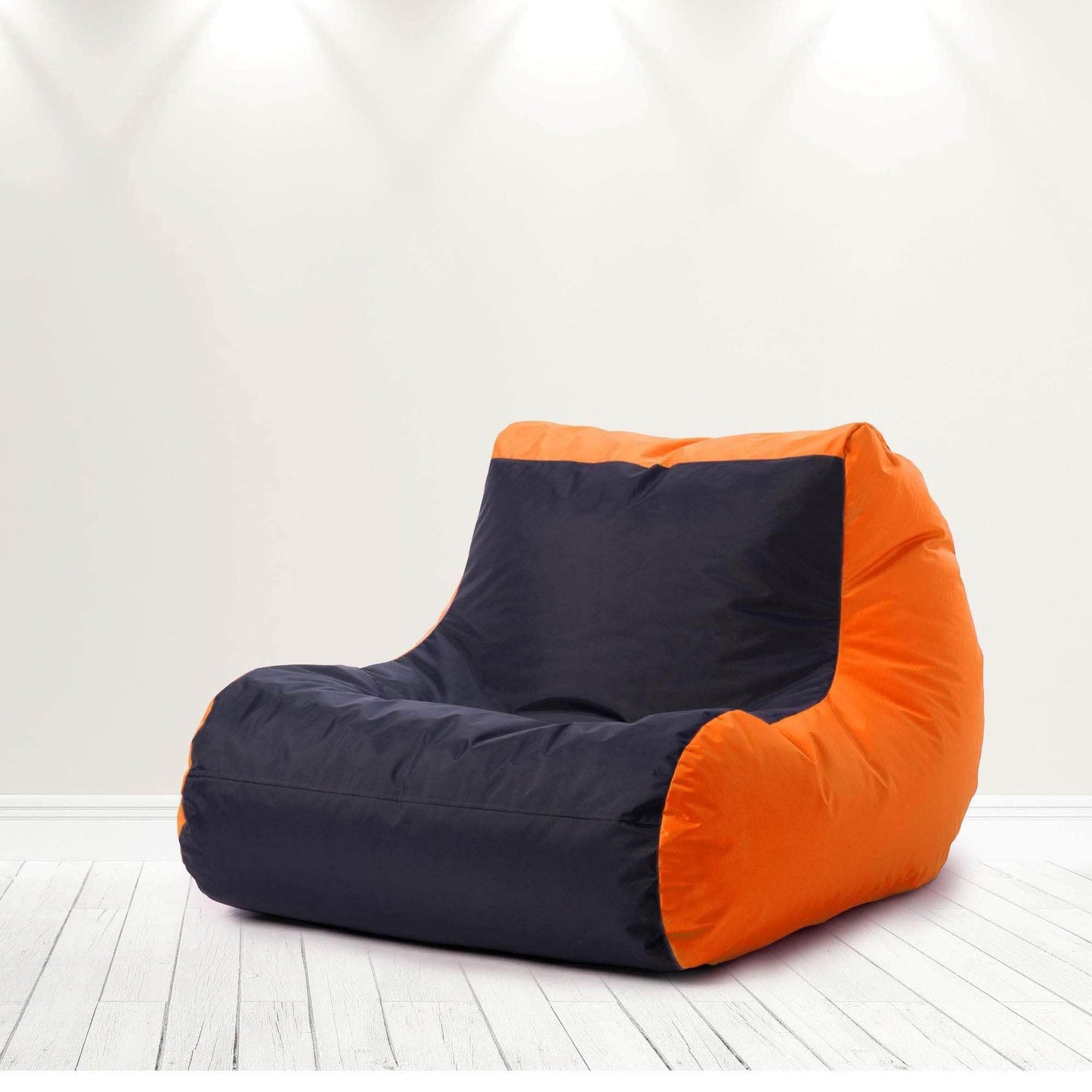 Penguin Group Waterproof Bean Bags Orange Waterproof Chaise Lounge